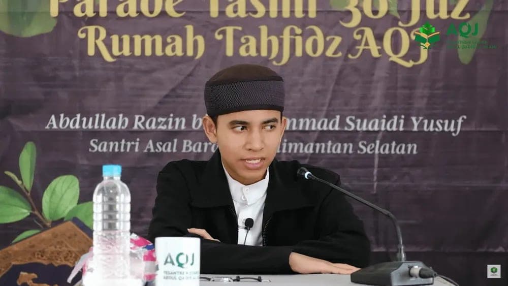 Tasmi’ Hafalan Al-Qur’an 30 Juz Ananda Abdullah Razin di Pesantren AQJ Banjarbaru