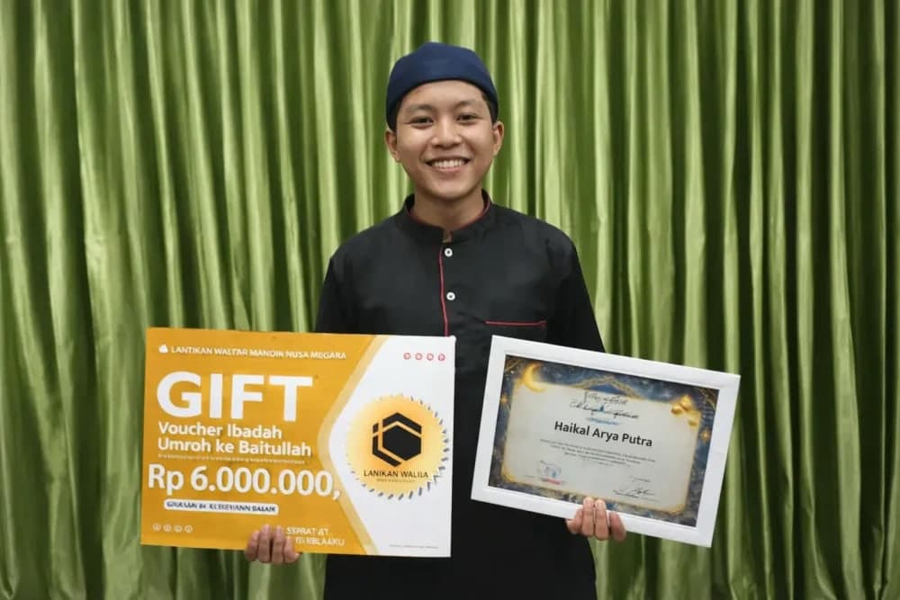 Santri AQJ Raih Juara II MHQ 1 Juz di Islamic Center Wadi Mubarok